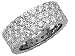 5.25 cttw Round Diamonds Eternity Band by Karina B(tm) - Platinum LIFETIME WARRANTY