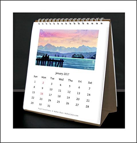 2017 Calendar Washington State