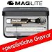 Sports : MagLite Solitaire Taschenlampe mit pers&ouml;nlicher Gravur in Geschenkbox, silber