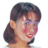 透明フェースマスク・女