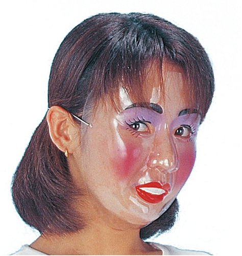 透明フェースマスク・女