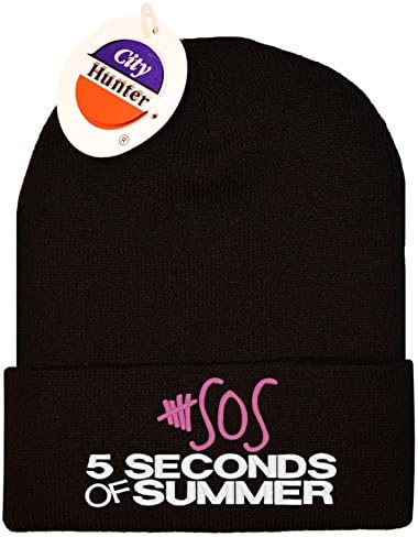 5 Seconds of Summer Beanie New Style (Pink Letters)