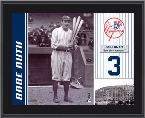 Babe Ruth Plaque | Details: New York Yankees, Sublimated, 10x13, MLB Plaque
