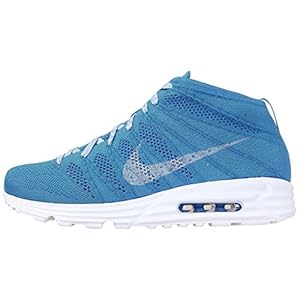 Nike Men's Lunarmax Flyknit Chukka SP, BLUE GLOW/ARMORY BLUE-CHLRN BL, 6 M US