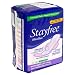 Stayfree Ultra Thin Pads, Overnight  Pads with Wings, 32-Count Packages (Pack of 3)