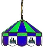 NBA Minnesota Timberwolves 16-Inch Diameter Stained Glass Pub Light