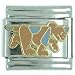 Animal Brown Hound Italian Charms