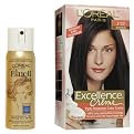 Excellence Hair Color #3 Natural Black w/ Mini Elnett Hair Spray