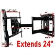 Full Motion Articulating Wall Mount Bracket for Sharp LCD/PLasma Models: LC-C4654U, LC-46D62U, LC-46D64U, LC-46D65U, LC-46D82U, LC-46D92U, LC-46DX1, LC-46GD7X, LC-46SB54U, LC-46SE94U, LC-52D43U, LC-52D62U, LC-52D64U, LC-52D65U, LC-52D82U, LC-52D85U, LC-52D92U, LC-52DX1 (fits the models listed)