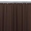 Damask Fabric Shower Curtain Liner - Chocolate (70x72")