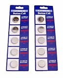 10 CR1632 Lithium 3V Watch Batteries