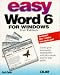 Book Easy Word 6 for Windows