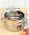 All-Clad Stainless Steel 2.5 Qt. Steamer Set