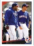 2009 Topps Update Gold Border #UH270 David Ortiz / Alex Rodriguez - Dominican Republic (Serial #d to 2009)(Baseball Cards)