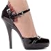 Christmas ESM-MERRY 5 inch Closed Toe Sandal Women's Size Shoe With Plaid Ruffle Edging