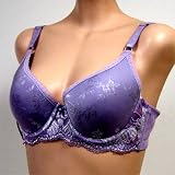 Venus : Venus $60 Violet Floral Full Coverage Bra #2005 sz 36A