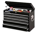 Stack-On SPC-1209 Professional Series 9 Drawer 26-Inch Top Chest, Black