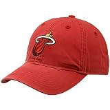 adidas Miami Heat Red Basic Logo Slouch Hat