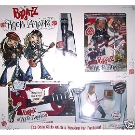 Click here to buy Exclusive Set of Bratz Rock ANgelz Yasmin with Guitar + FM Wireless Microphone + Other... by Bratz
