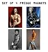 Set of 4 JON BON JOVI Fridge Magnets - Sexy Hunks 002