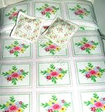 Miniature Floral Chenille Look Bed Spread Kit by Lindee's