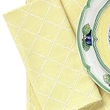 Trellis Yellow Napkin by Villeroy & Boch