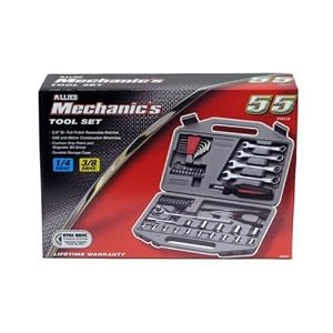 Allied International 49026 55-Piece Mechanic's Tool Set by 