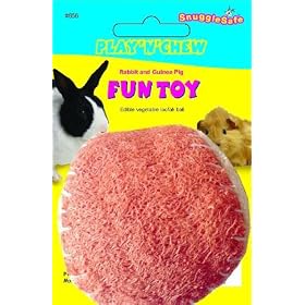 Loofah Ball And Roll Toy For Rabbit Guinea Pig Hamster