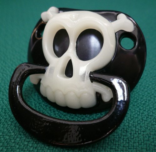 Pirate Skull & Crossbones Baby Pacifier