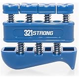 Finger Strengthener and Hand Exerciser for Guitar, Piano, or Therapy, Blue