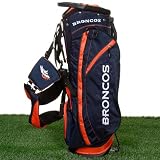 NFL Denver Broncos Navy Blue-Orange Fairway Stand Golf Bag