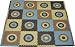 Tadpoles 16 Piece Squared Playmat Set, Blue/Brown