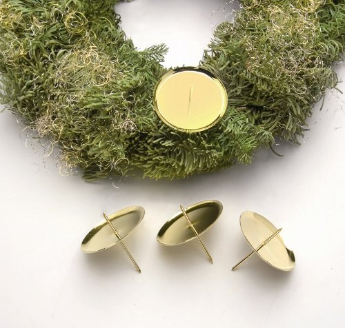 Kerzenhalter 4St. 6cm gold