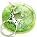 A Money And Good Luck Talisman Lucky Coin Green Jade Keychain