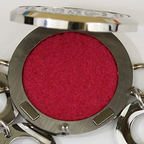 Thick Essential Oil Diffuser Refill Pads for Locket Necklace or Bracelete Fits 1 " Diameter Spaces (Felt Is .9")