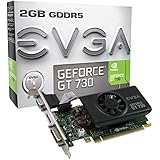 EVGA GeForce GT 730 2GB GDDR5 64bit DVI/HDMI/VGA Low Profile Graphics Card 02G-P3-3733-KR