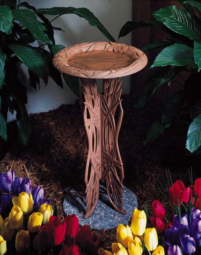 Pedestal Dragonfly Birdbath