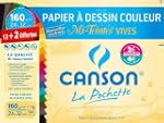 Canson 200002778 Pochette couleur 24...