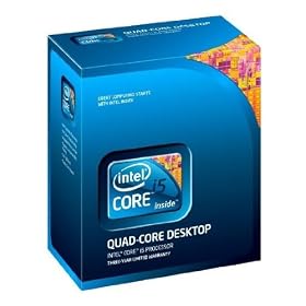 Intel i5-750 Quad Core Processor - 2.66 GHz, 8MB Cache, 2.5 GT/sec, Socket 1156, 45 nm, 3 Year Warranty, Retail Boxed