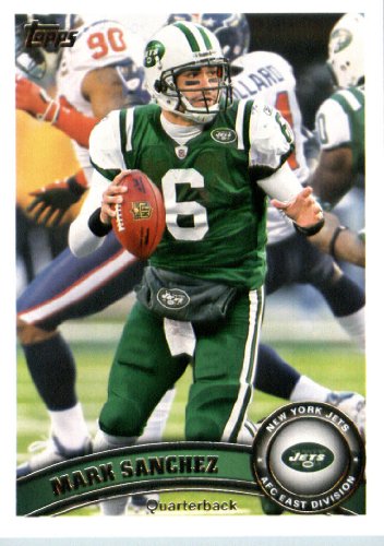 2011 Topps Football Card # 150 Mark Sanchez - New York Jets - NFL Trading Card in a Protective Case!