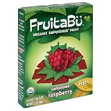 FruitaBu Organic Smooshed Fruit, Smoooshed Rasberry, 8-Count 0.4-Ounce Flats (Pack of 4)