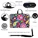 Meffort Inc® 15 15.6 inch Neoprene Laptop Sleeve Bag Carrying Case with Hidden Handle and Adjustable Shoulder Strap - Arts Design