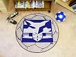 NYU Bobcats 29" Round Soccer Ball Floor Mat (Rug)