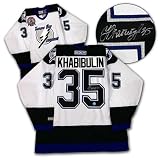 N. Khabibulin Tampa Bay Lightning Autographed/Hand Signed 04-Cup Jersey