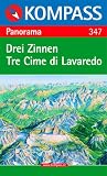  : Kompass Panorama-Karten : Drei Zinnen; Tre Cime di Lavaredo