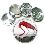 John J. Audubon American Flamingo 4Pc Aluminum Grinder D-330