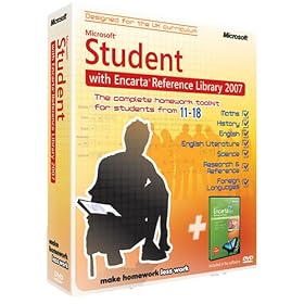 Microsoft Student 2007 (Incl. Encarta Reference Library 2007) (PC DVD)