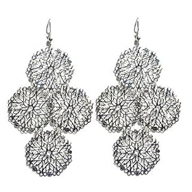 Charlotte's Web Chandelier Earrings