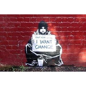 banksy i want change