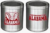 Alabama Crimson Tide Stainless Steel Can Cooler with Foam Insert (Set of Two)
